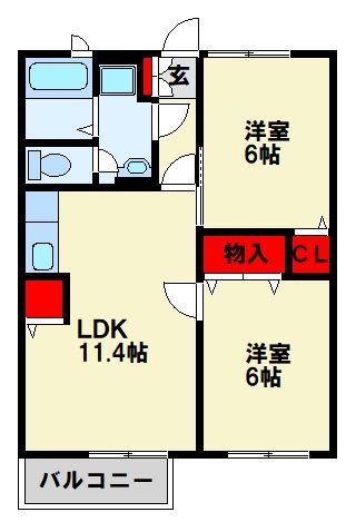 エステート21 間取り図