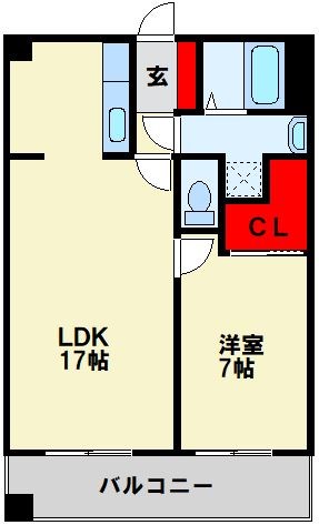 COZY三ヶ森 A棟 間取り図