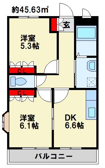 メゾン☆グランドソレイユ 間取り図