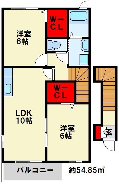ローレル　コルソ21 203号室 間取り
