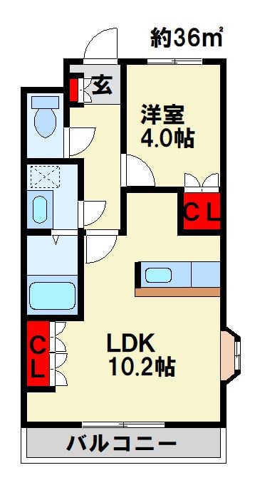 メゾンルミナス 間取り図