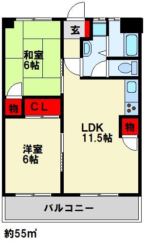 グランジャルダン 間取り図