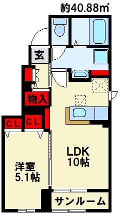 メゾン・ド・プチフルールⅧ 間取り図
