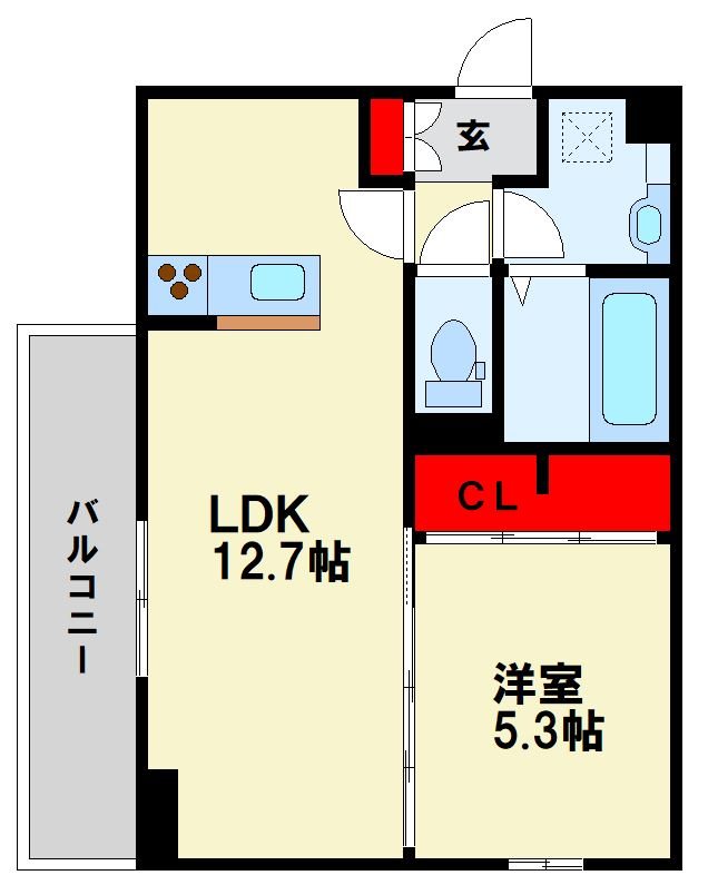 TORISIA陣原 間取り図