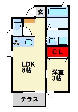 コンフォートテラス中間 間取り図