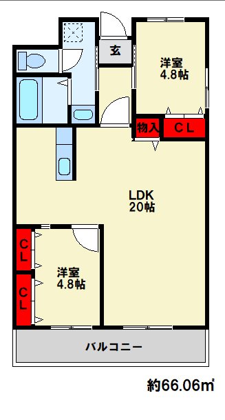 第17共立ビル 間取り図