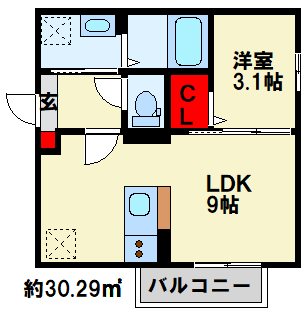 喜宝　Yukuhashi 間取り図