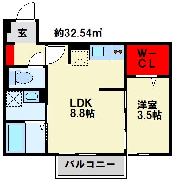 喜宝　Yukuhashi 間取り図