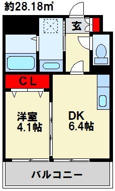 サンシャイン・マリンズ井堀 303号室 間取り