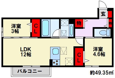 Island御開 間取り図