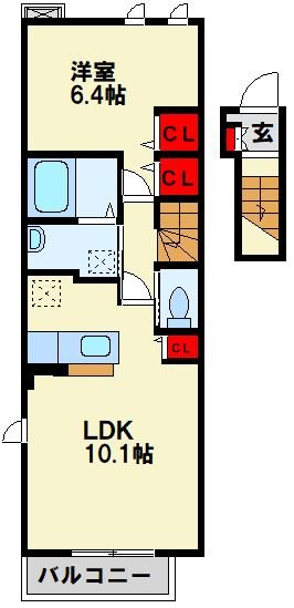エクセレント本城 A棟  間取り図