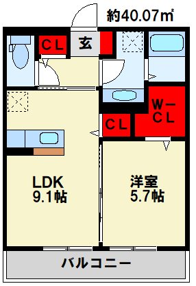 River Promenade　≪リバープロムナード≫ 間取り図