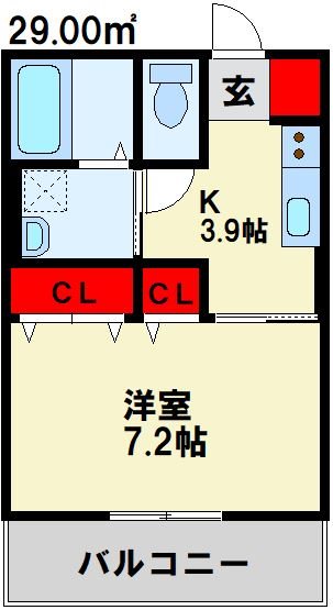 ラフィーネS 間取り図