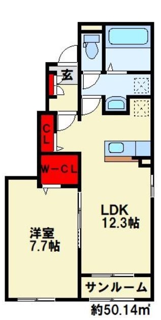 アネーロ　I 間取り図