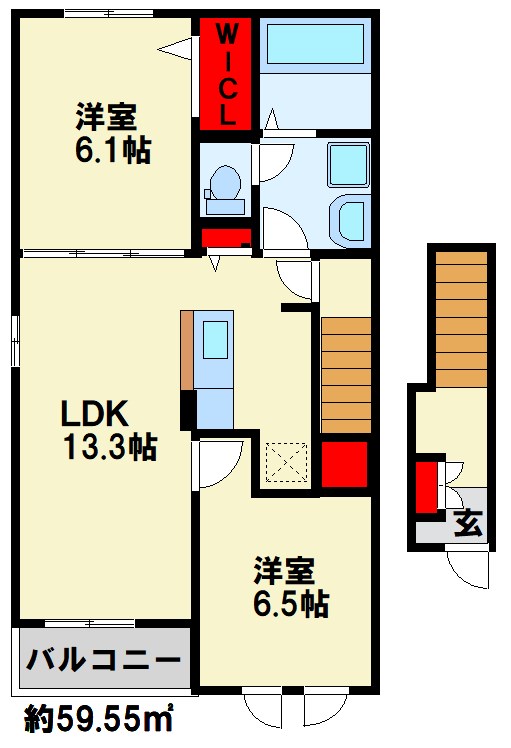 アネーロ　Ⅲ 間取り図