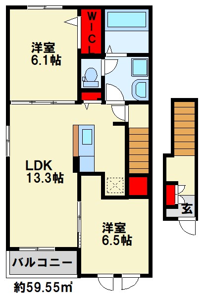 フリーデンハイム 間取り図