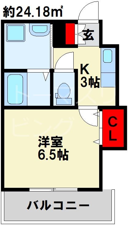 協和大手町BLD 402号室 間取り