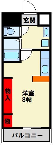 オアシス浅生Ⅱ 101号室 間取り