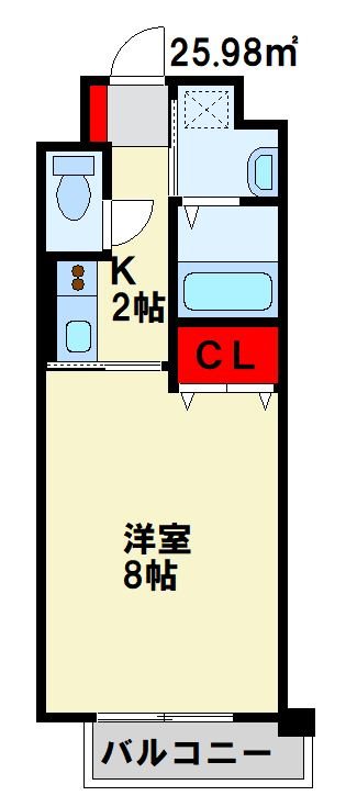 ピエタ 504号室 間取り