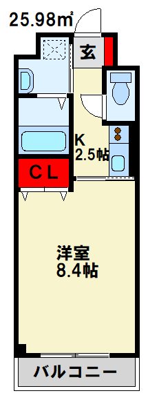 ピエタ 303号室 間取り