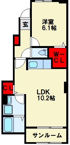 ナチュラルライフ 間取り図