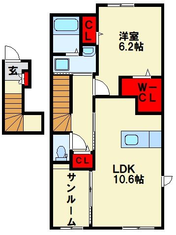ナチュラルライフ 間取り図