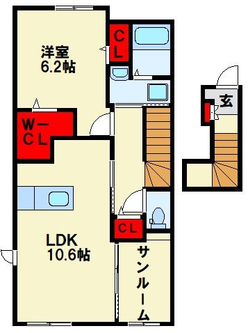 ナチュラルライフ 間取り図