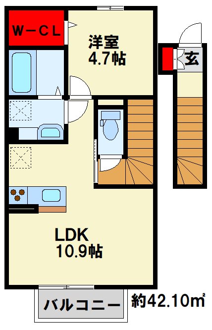 Avenue苅田 間取り図
