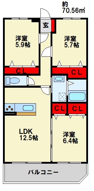 リトルフォレスト守恒  間取り図