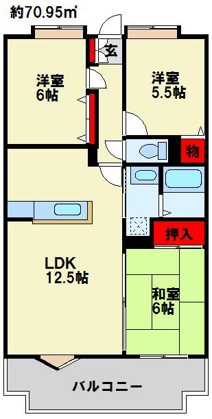 クレセール守恒 間取り図