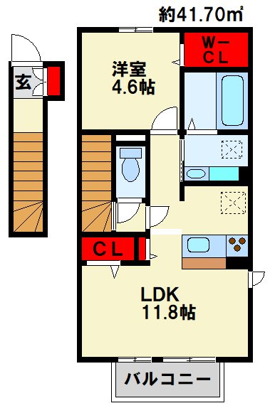 ロザⅡ　Ａ棟 間取り図