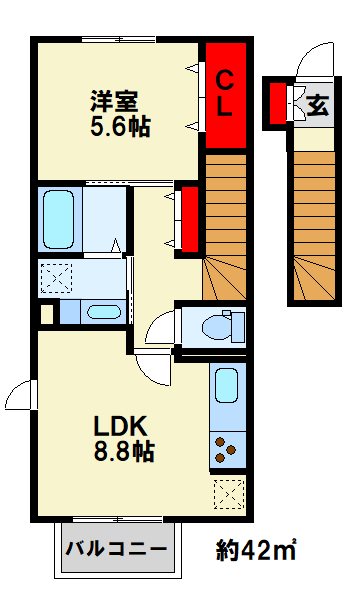 セジュール桜 間取り図