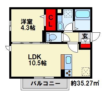 Excellent街角伍番館 間取り図