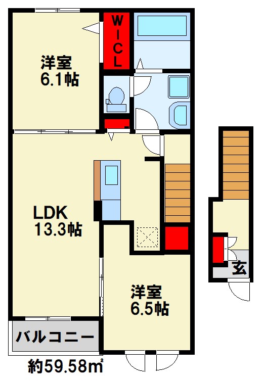 フリーデンハイム 間取り図