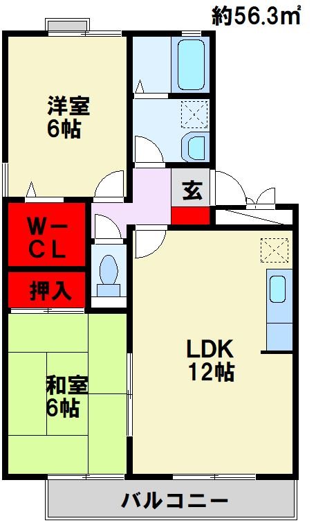 ポサーダ平田 間取り図