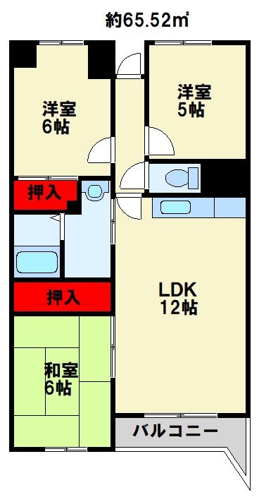 ベルデェ守恒 間取り図