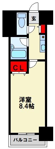 ギャラン筒井 間取り図
