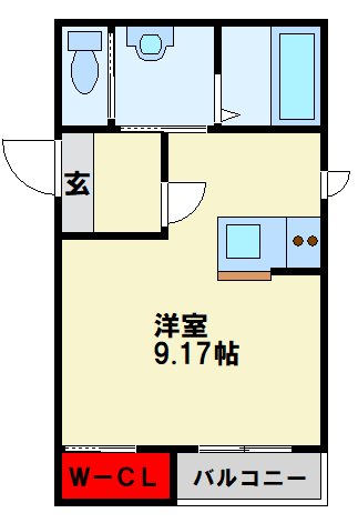 BRAVE BASE 陣原東 間取り図