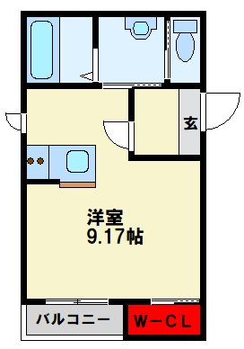 BRAVE BASE 陣原東 間取り図