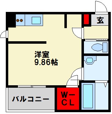 BRAVE BASE 陣原東 間取り図
