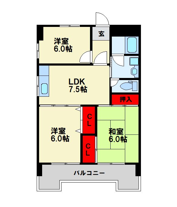 アネシス守恒 間取り図