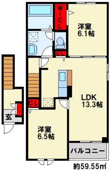 カーサ　セレノ 間取り図