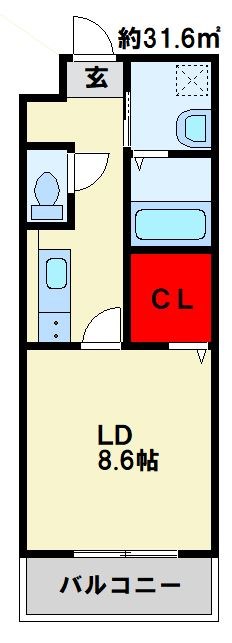 サンクレシア苅田  間取り図