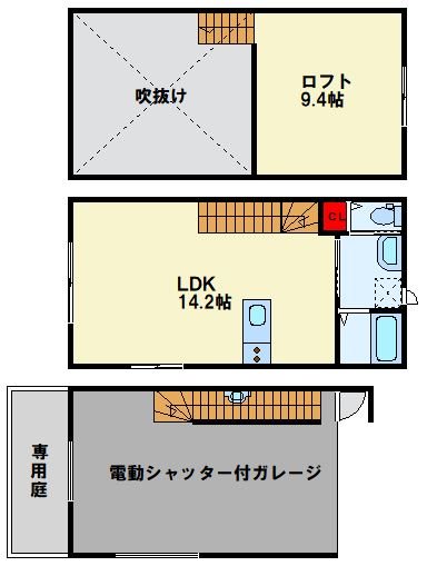 Garaxia385(ガレッシア385) 1号室 間取り