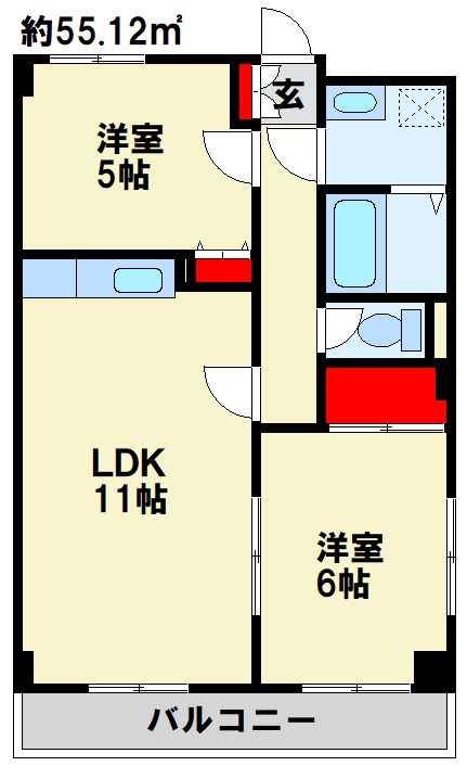 ロワイヤルT・N Ⅰ 間取り