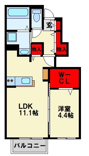 ドゥ・マリアージュⅢ 間取り図