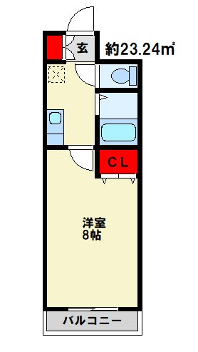 Bergamotto馬借 間取り