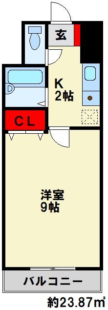 KMマンション八幡駅前Ⅲ 間取り