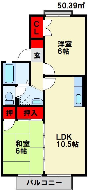 グランディール A棟 間取り