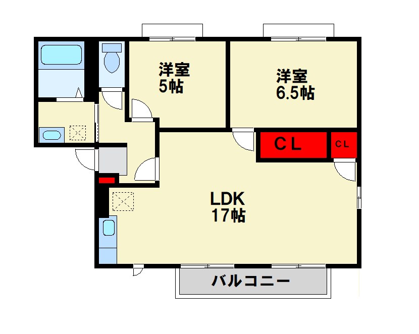 サラダ村 A棟 間取り